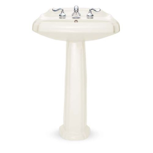 American Standard Antiquity Pedestal With 4in. Faucet Centers in White