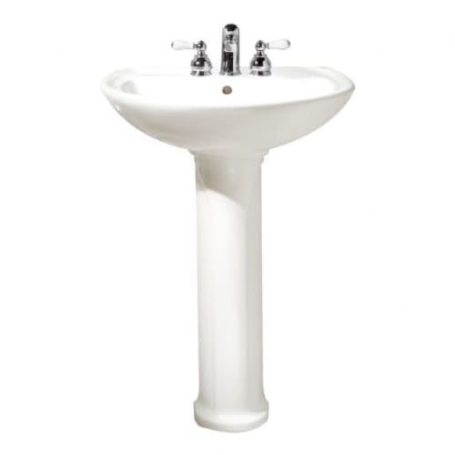 American Standard Cadet Pedestal Sink Combo in White 0236411.020