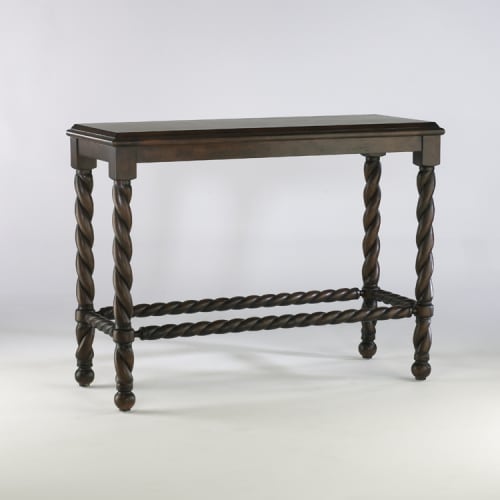 Cyan Design 01754 Distressed Mahogany Decorative Furniture 33.5 Spiral Console Table from the Decorative Furniture Collection 01754