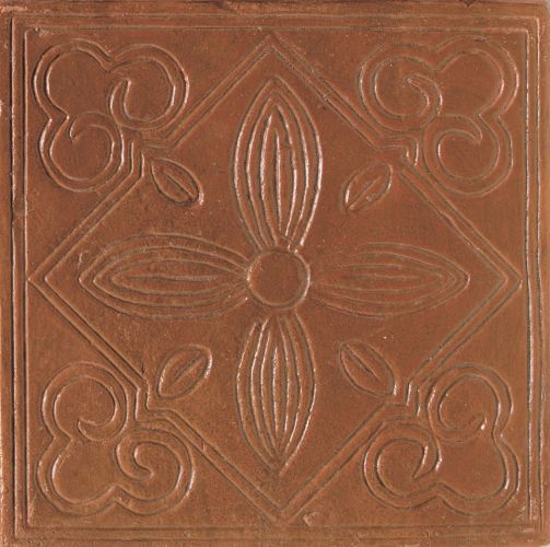 Daltile Saltillo Antique Adobe 8 in. x 8 in. Red Ceramic Floor and Wall Tile ST8188DECOA1P