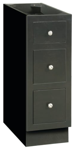 Design House 539668 Espresso Ventura 12 Wood Floor Cabinet with 3 Drawers from the Ventura Collection 539668