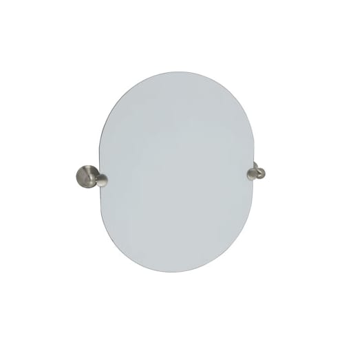 Design House 560987 Allante Satin Nickel Oval Pivot Mirror