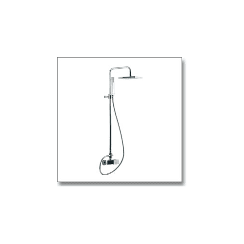  Fima by Nameeks S3465/2CR Chrome Bio Wall Mounted Shower Mixer With Rainhead And Hand Shower Set from the Bio Shock Series S3465/2 