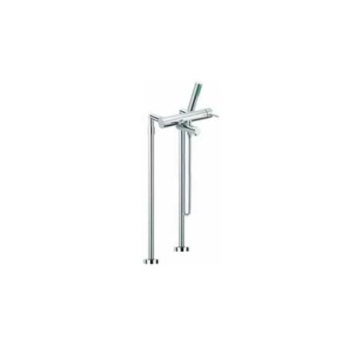  Fima by Nameeks S3224/4CR Chrome Spillo Floor Mounted Bath Mixer On Risers With Hand Shower Set from the Spillo Series S3224/4 