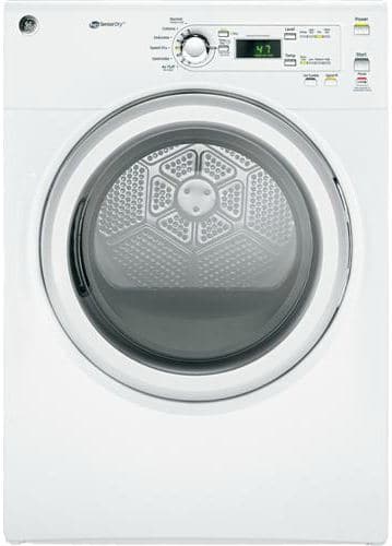 GE GFDN110EDWW White 7.0 Cu. Ft. Capacity DuraDrum Electric Dryer