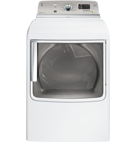 GE GTDS820EDWS White 7.8 Cu. Ft. Capacity Electric Dryer With