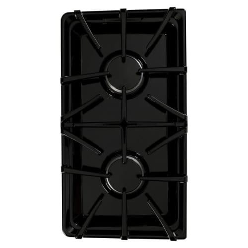 GE JXGB90B Black Profile Gas Cooktop Module for Built-In Cooktops with
