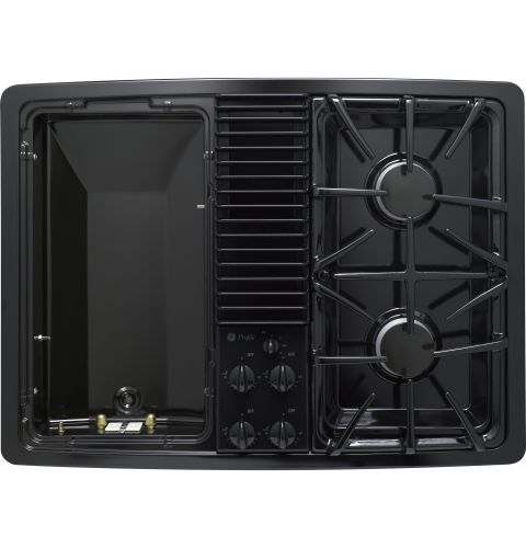 GE PGP990DENBB Black Profile 30 Built-In Gas Cooktop with Modular