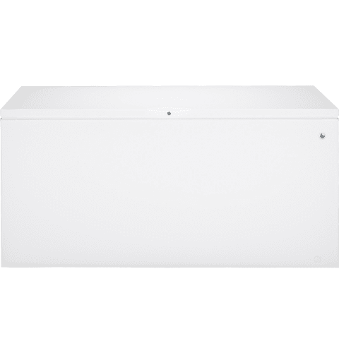 GE FCM25SBWW White 73 24.9 Cubic Foot Manual Defrost Chest Freezer