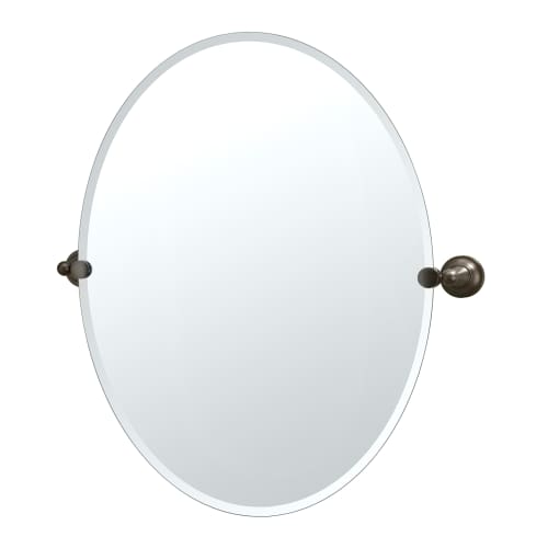 Gatco 4349LG Tiara Bronze Large Tilting Oval Mirror