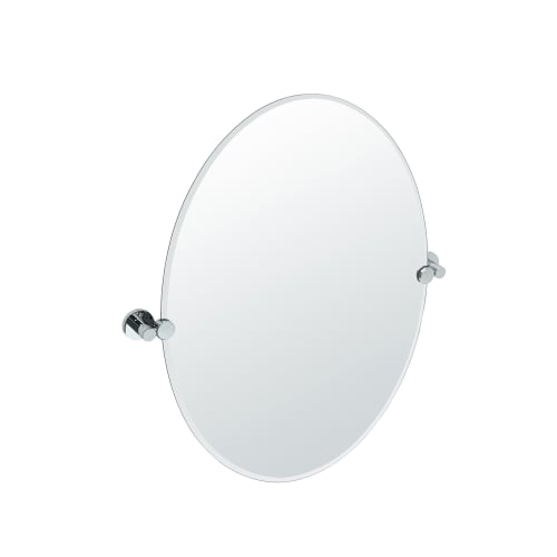 Gatco 4689 Channel Chrome Tilting Oval Mirror