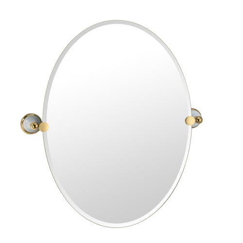 Gatco GC4912 Franciscan Franciscan Collection Beveled Tilting Oval Wall Mirror