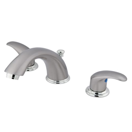 Kingston Brass KB6957LL Legacy 4 - 12 Mini Widespread Bathroom Faucet, Chrome and Satin Nickel