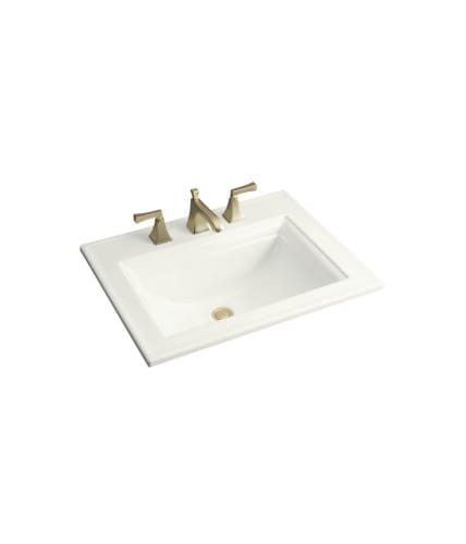 KOHLER Memoirs Self-Rimming Bathroom Sink in White 2337-8-0