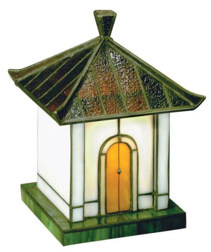 Lite Source LN-1638 Pagoda 1 Light Tiffany Accent Light