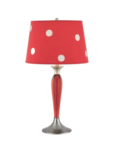 Lite Source Fiesta Table Lamp in Red