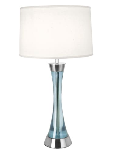 Lite Source Sunderland Table Lamp in Translucent Light Blue