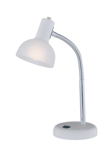 Lite Source 12.75 x 5 Desk Lamp in White