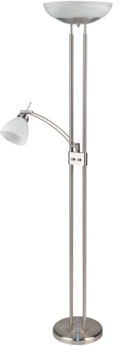 Lite Source LS-8515PS/CLD Stratford Polished Steel Three-Light Torchiere