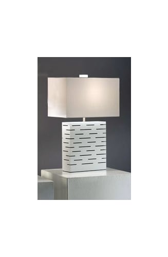 NOVA Lighting Rift Reclining Table Lamp - White