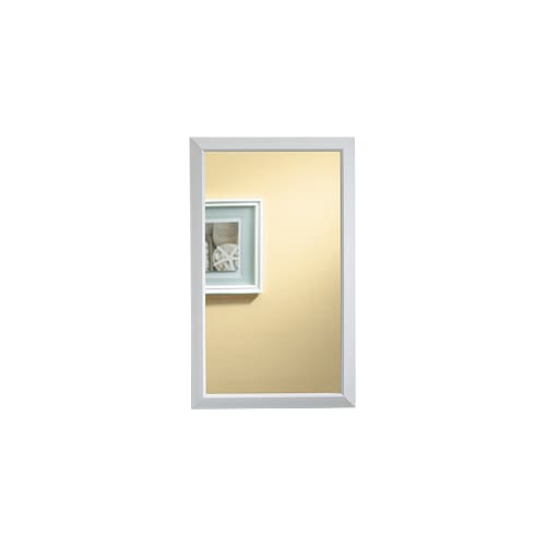 NuTone 625N244WHCX White Hampton Framed Recessed Medicine Cabinet from the Hampton Series 625N244X