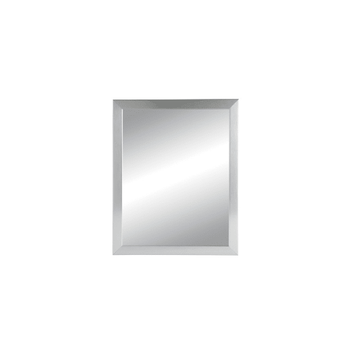 NuTone 781005 Satin Chrome Hudson Recessed Mount Rectangular 20 Mirrored Medicine Cabinet from the Hudson Collection 7810X