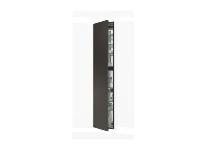 Robern MF20D6F13R Satin Gray Glass M Series 70 x 19 Single Door Right Handed Cabinet from the M Series MF20D6FR