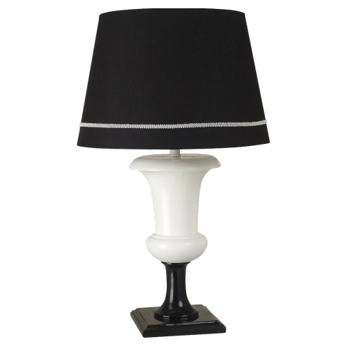 Royce RTL5027/71+114 Gloss Black / Gloss White Table Lamps