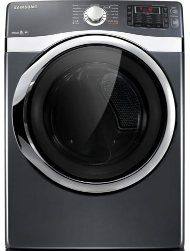 Samsung DV455GVGSGR Onyx 7.5 Cu. Ft. Gas Front Load Steam Dryer with