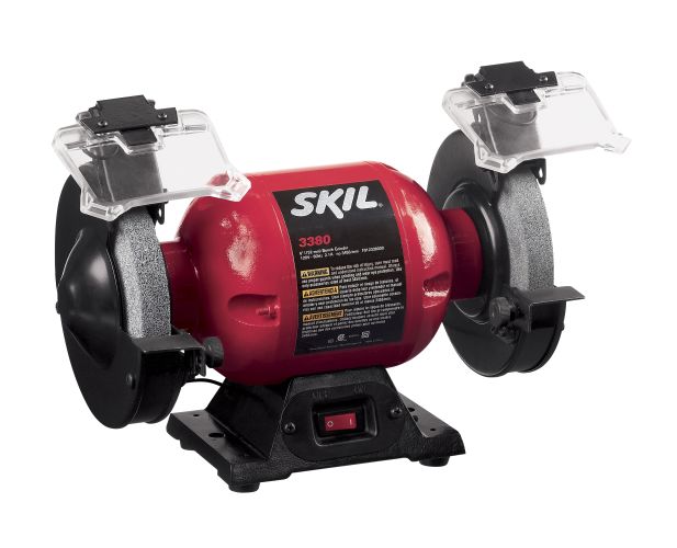 Skil 3380-02 N/A 6 Inch Bench Grinder with Built-in LED Work Light