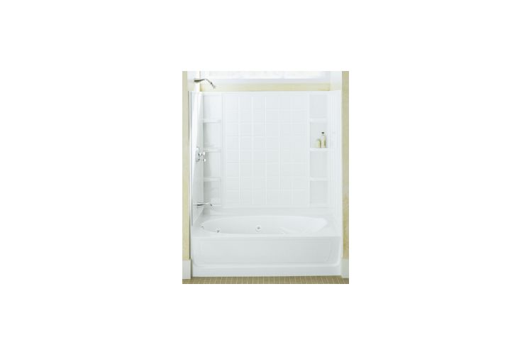 Sterling Ensemble 71110118 60 in. x 42 in. Bathtub Shower Combo with