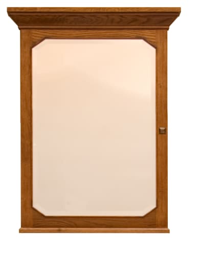 Sunny Wood CM2636M Mildly Distressed Carmel 26-1/2 Single Door Medicine Cabinet from the Carmel Collection CM2636M