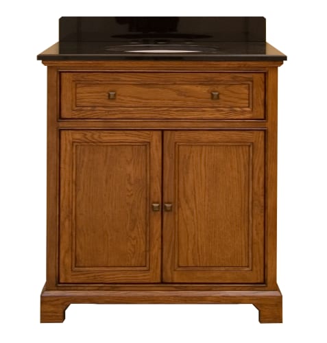 Sunny Wood CM3021D Mildly Distressed Vanity Cabinet 30 Wood Vanity Cabinet from the Carmel Collection