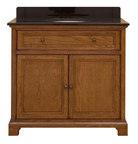 Sunny Wood CM3621D Mildly Distressed Vanity Cabinet 36 Wood Vanity Cabinet from the Carmel Collection