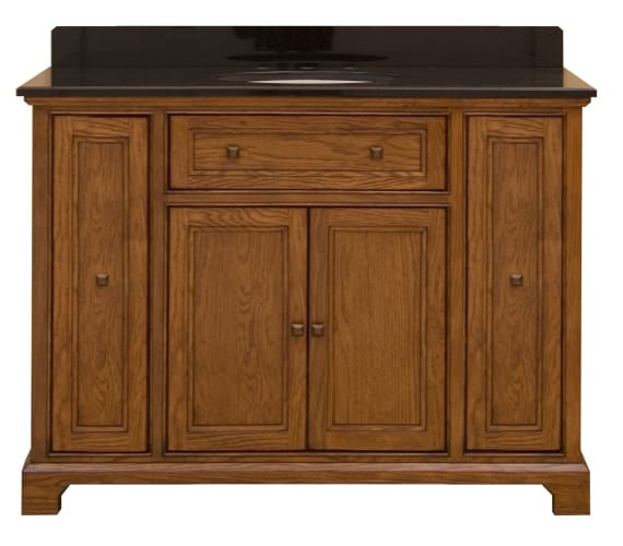 Sunny Wood CM4821D Mildly Distressed Vanity Cabinet 48 Wood Vanity Cabinet from the Carmel Collection
