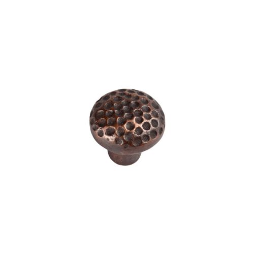 The Copper Factory CF100AN Small Round Knob, Antique Copper