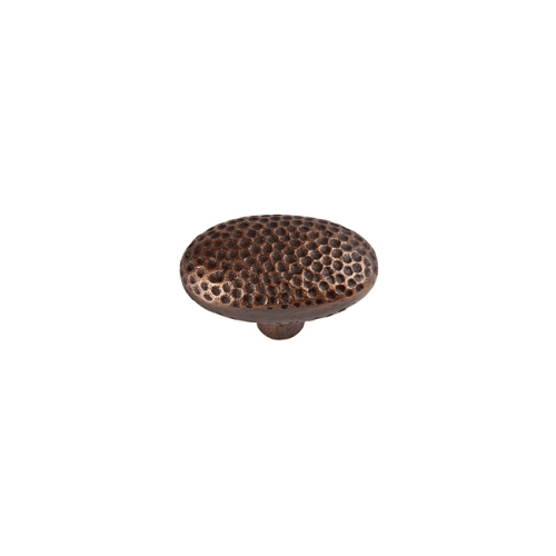 The Copper Factory CF106AN Large Oval Knob, Antique Copper