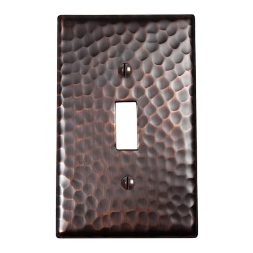 The Copper Factory CF120AN Single Switch Plate, Antique Copper