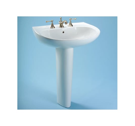 Toto Prominence Pedestal Bathroom Sink with Sanagloss