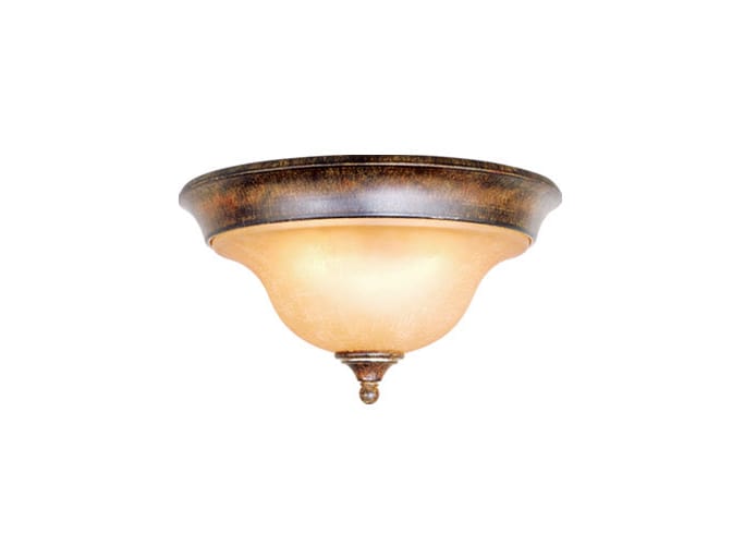 Vaxcel Lighting BE-CCU110AW Aged Walnut Ceiling Fixtures Transitional Two Light Down Lighting Flush Mount Ceiling Fixture from the Berkeley Collection