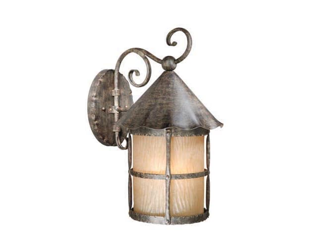 Vaxcel Lighting GA-OWD110BW Black Walnut Wall Sconces Transitional Three Light Up Lighting Outdoor Wall Sconce from the Glasgow Collection