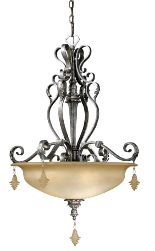 Vaxcel Lighting MM-PDU240AE Athenian Bronze Pendants Tuscan Three Light Down Lighting Bowl Pendant from the Montmarte Collection