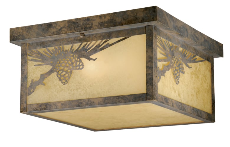 Vaxcel Lighting OF50511OA Olde World Patina Whitebark Rustic / Country