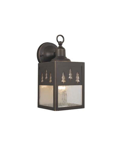 Vaxcel Lighting OW24953BBZ Burnished Bronze Yosemite Outdoor Rustic / Country Single Light Down Lighting Trees Outdoor Wall Sconce from the Yosemite Outdoor Collection OW24953