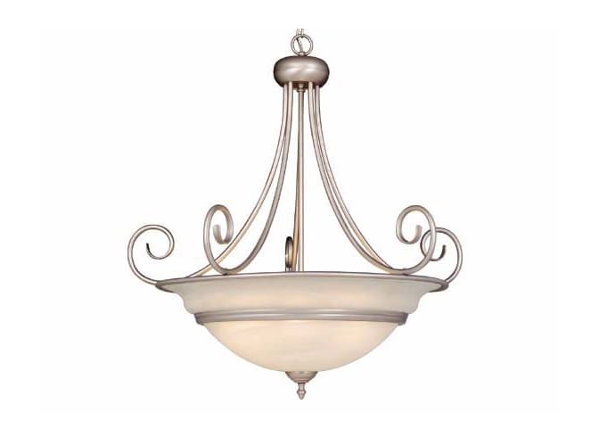 Vaxcel Lighting PD11882BN Brushed Nickel Pendants Traditional / Classic 6 Light 32 Bowl Pendant from the Da Vinci Collection