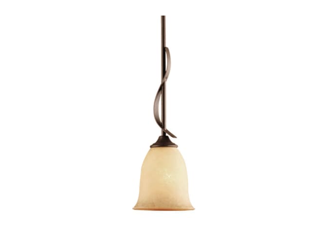 Vaxcel Lighting PD40121SA Sable Pendants Transitional Single Light Down Lighting Mini Pendant from the Esprit Collection