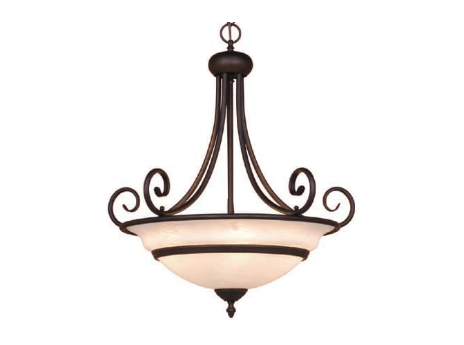 Vaxcel Lighting PD5324OBB Oil Burnished Bronze Pendants Traditional / Classic 5 Light 24 Bowl Pendant from the Da Vinci Collection