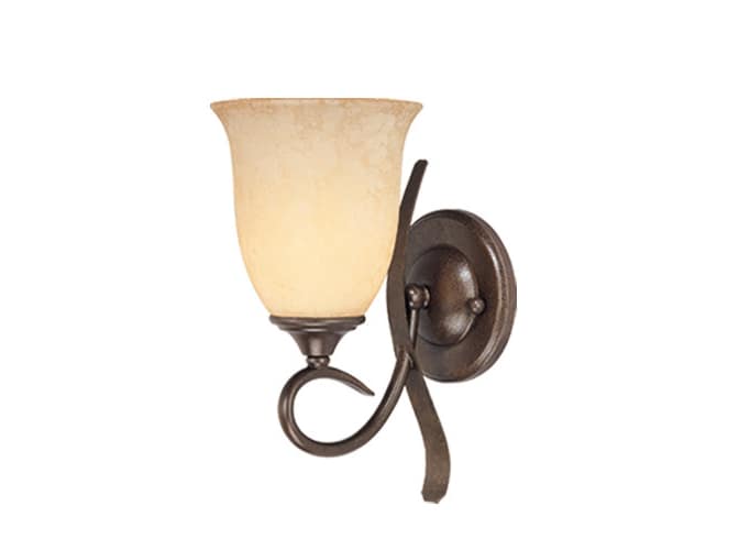 Vaxcel Lighting VL40161SA Sable Esprit Transitional Single Light Up Lighting 6 Wide Bathroom Fixture from the Esprit Collection VL40161
