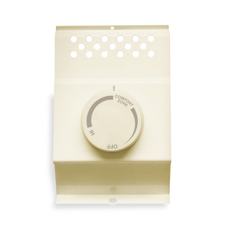 UPC 027418149251 product image for Cadet 14925 White Non-Programmable Double Pole Knob Thermostat from the BTF Coll | upcitemdb.com