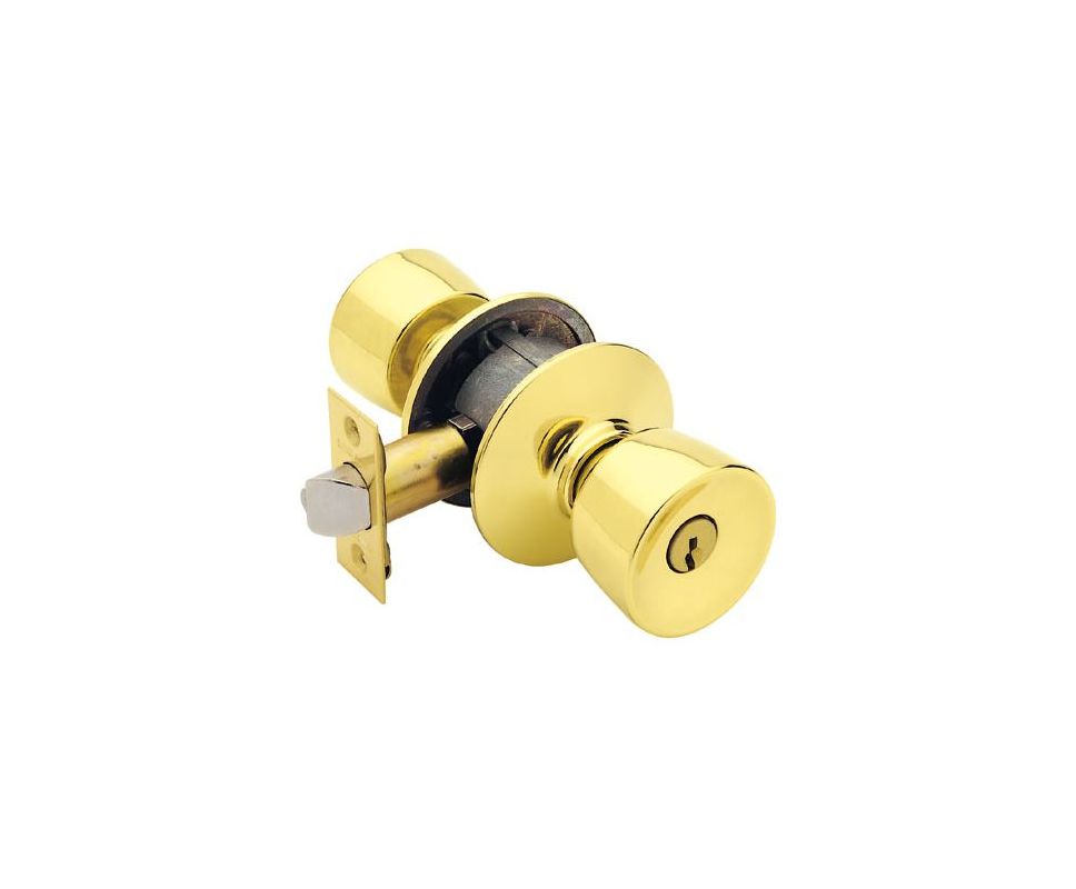 UPC 043156420247 product image for Schlage F51ABEL605 Polished Brass Keyed Entry Bell Keyed Entry F51A Panic Proof  | upcitemdb.com
